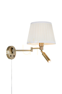 Wall Light Markslojd Pivot 2L Brass Steel 109017 small 0