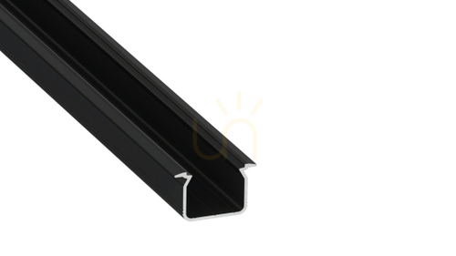 Check TEKKNI UHRE set black, 2 m transparent lampshade