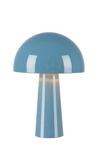 Check Table Lamp Markslojd Mantar Blue Steel 36 cm 108994