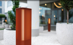 Outdoor garden lamp ASTRID NORLYS 2208BL black 10,6W 3000K LED DALI2 85 cm small 12