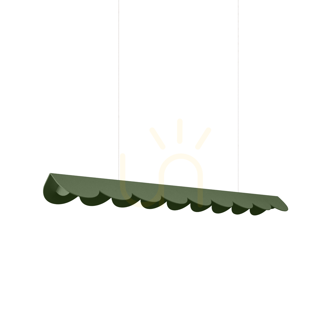 BISCUIT 100 Pendelleuchte olivgrün LED 3000K