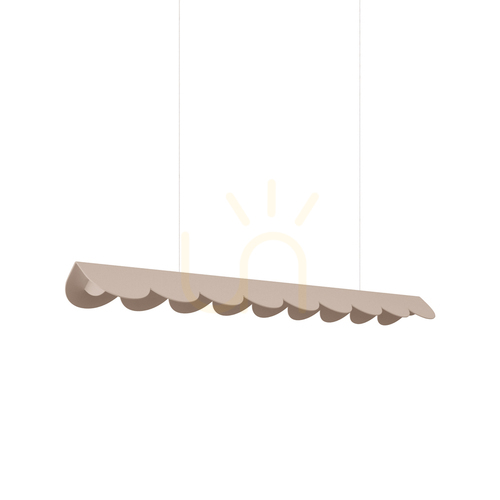 Check BISCUIT 100 taupe LED 3000K pendant lamp