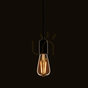 E27 LED Filament Pear Bulb Amber Endon 2W Glass 14cm small 2