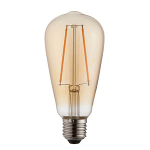 E27 LED Filament Pear Bulb Amber Endon 2W Glass 14cm small 3