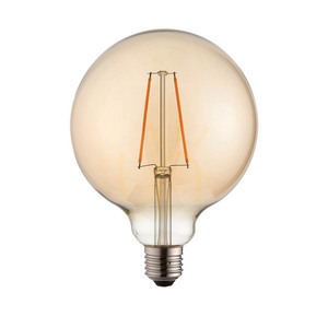 E27 LED filament globe amber glass Endon 12.5 cm 2W small 2