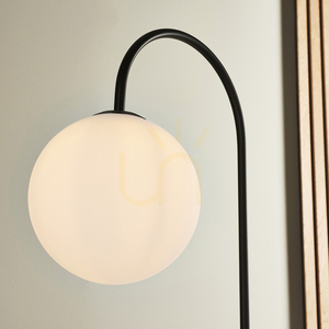 Halo Standing Lamp Black Endon small 7