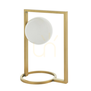 Endon Teo White Steel Glass Table Lamp 30 cm small 7