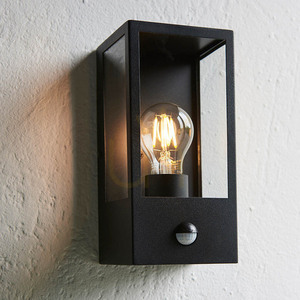 Outdoor Wall Light Endon Oxford PIR Black Stainless Steel E27 small 7