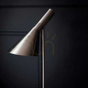 Endon Carlo Grey Marble Steel Table Lamp 60.5cm small 5