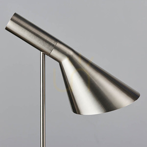 Endon Carlo Grey Marble Steel Table Lamp 60.5cm small 7