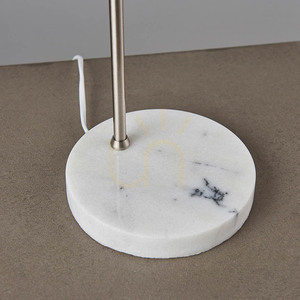 Endon Carlo Grey Marble Steel Table Lamp 60.5cm small 9