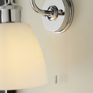Endon Piper Chrome IP44 Bathroom Wall Light 95506 small 1