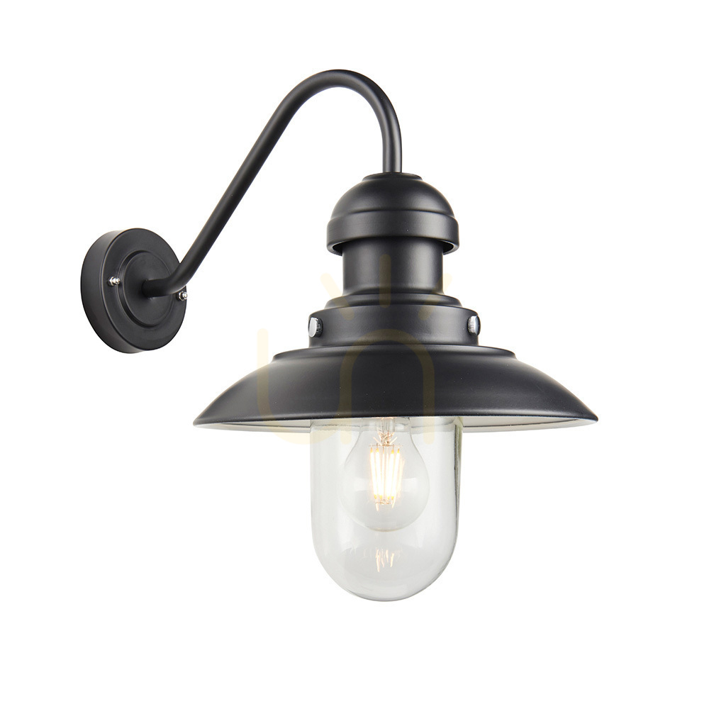 Wall lamp Hereford Black Endon