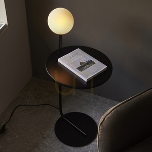 Halo Standing Lamp Black Endon small 4