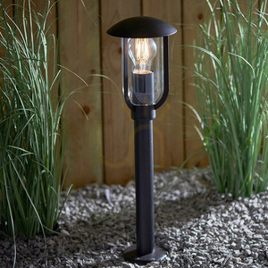 Endon Quinn Black Outdoor Standing Lamp 50 cm Aluminium small 3