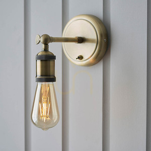 Wall lamp Hal Brass Endon small 6