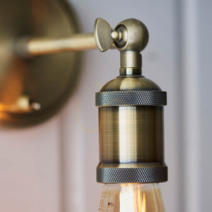 Wall lamp Hal Brass Endon small 8