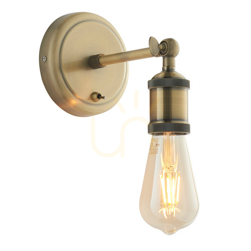 Check Wall lamp Hal Brass Endon