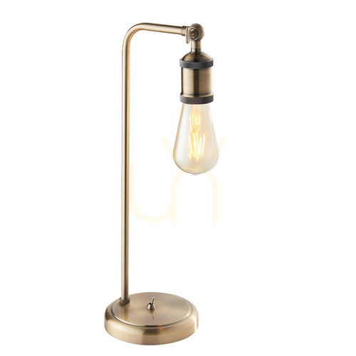 Check Endon Brass Hal Table Lamp