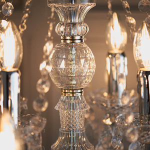 Pendant Light Endon Clarence Chrome 12-Light Acrylic 78cm 1 Pendant Light Endon Clarence Chrome 12-Light Acrylic 78cm small 1