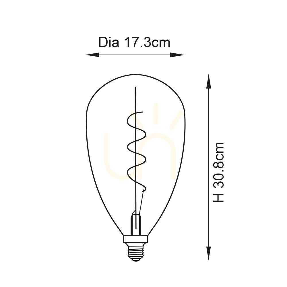 Preview Endon Smoky Glass E27 Pendant Light 17.3 cm 1x4W Endon Smoky Glass E27 Pendant Light 17.3 cm 1x4W