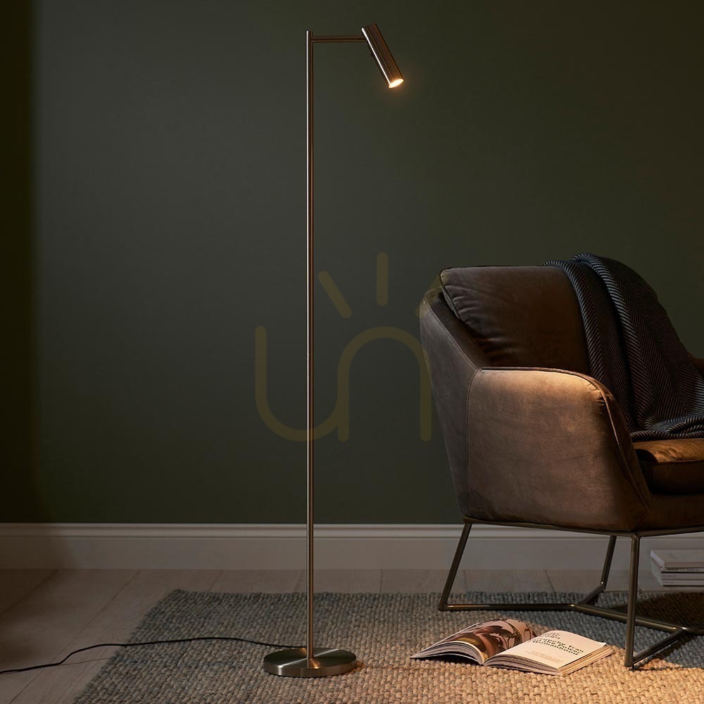 Preview Dedicated Reader Standing Lamp Silver Endon. Dedicated Reader Standing Lamp Silver Endon.