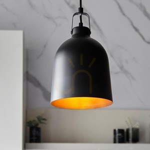 Pendant Light Endon Lazenby Silver Steel 19.6 cm E27 Dimmable small 5