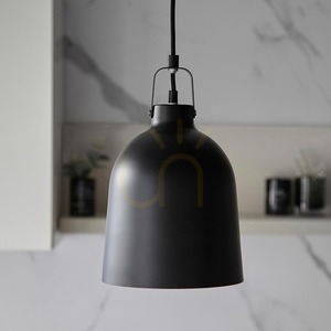 Pendant Light Endon Lazenby Silver Steel 19.6 cm E27 Dimmable small 6