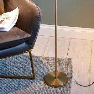 Endon Dedicated Reader LED reading floor lamp, warm brass, 125 cm small 8