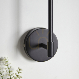 Endon Sancerre Black Fabric Wall Light E14 Vintage White Shade 8 Endon Sancerre Black Fabric Wall Light E14 Vintage White Shade small 8