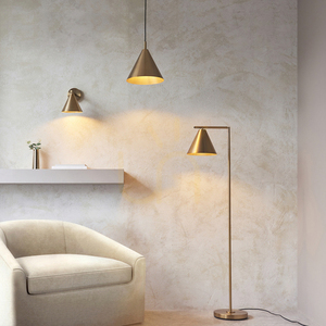 Standing Lamp Endon Cape Brass Steel E27 1-Light 1 Standing Lamp Endon Cape Brass Steel E27 1-Light small 1