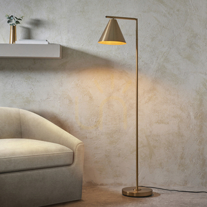 Standing Lamp Endon Cape Brass Steel E27 1-Light 3 Standing Lamp Endon Cape Brass Steel E27 1-Light small 3