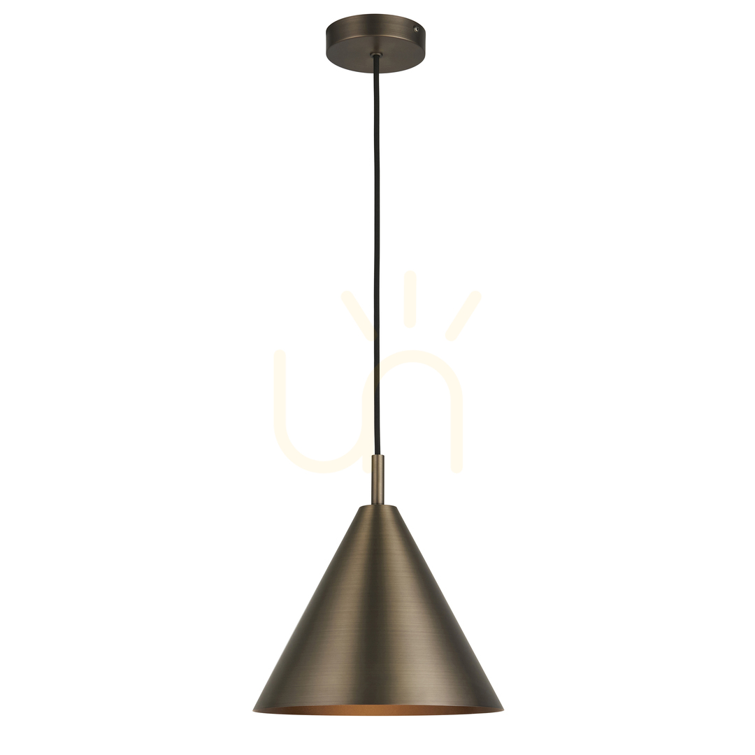 View Endon Cape Bronze Pendant Light Endon Cape Bronze Pendant Light
