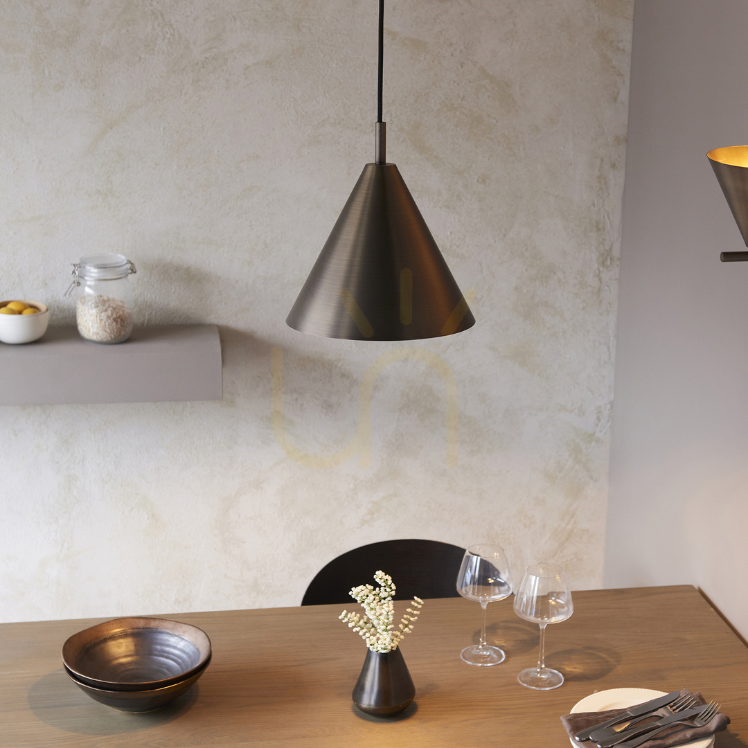 Show Endon Cape Bronze Pendant Light Endon Cape Bronze Pendant Light