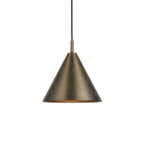 Check Cape Pendant Lamp Bronze Endon