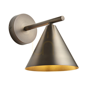 Wall Light Endon Cape Brown Steel E14 Dimmable 0 Wall Light Endon Cape Brown Steel E14 Dimmable small 0