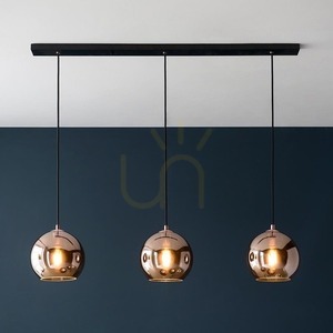 Boli Pendant Lamp Black Endon small 3