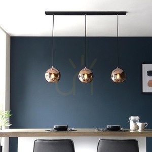 Boli Pendant Lamp Black Endon small 4