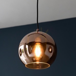 Boli Pendant Lamp Black Endon small 7