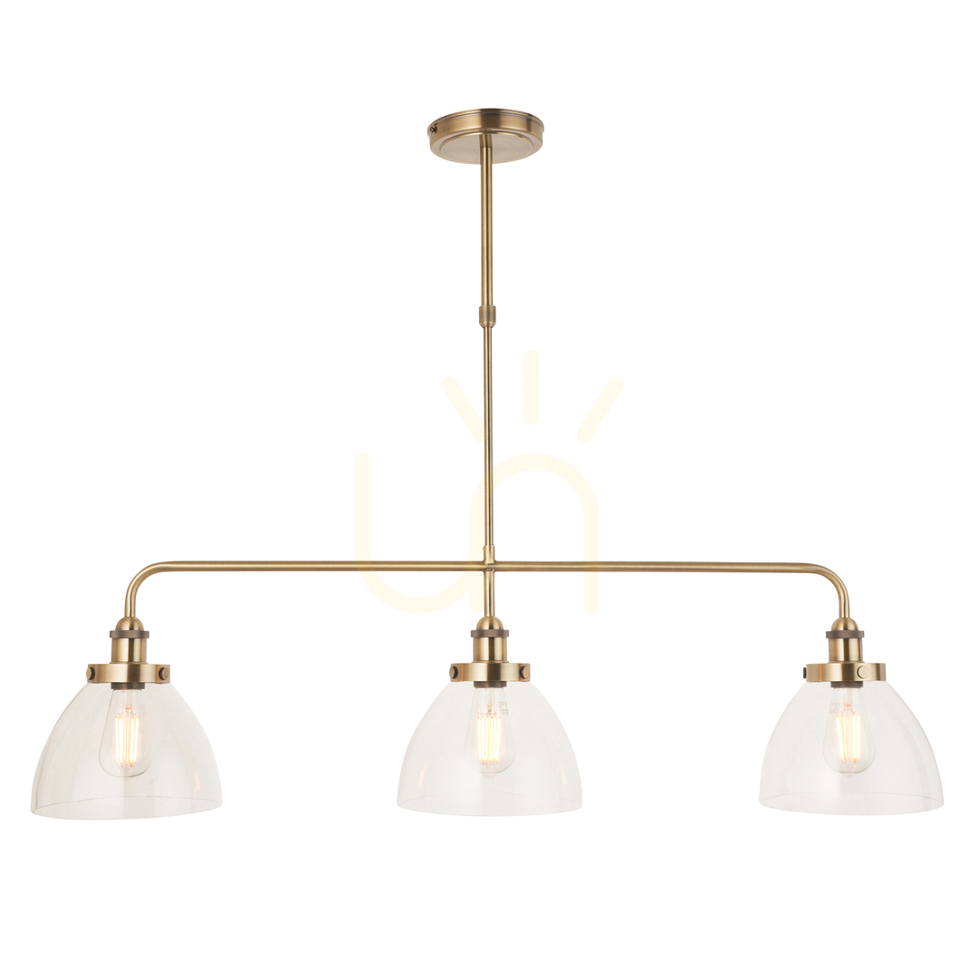 View Hansen Brass Endon Pendant Lamp Hansen Brass Endon Pendant Lamp