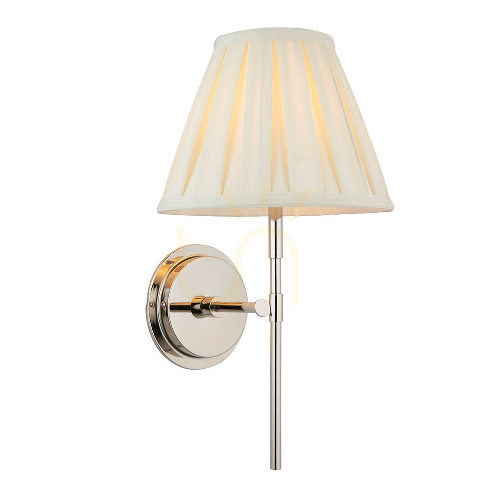 Wall lamp Rennes & Carla Silver Endon