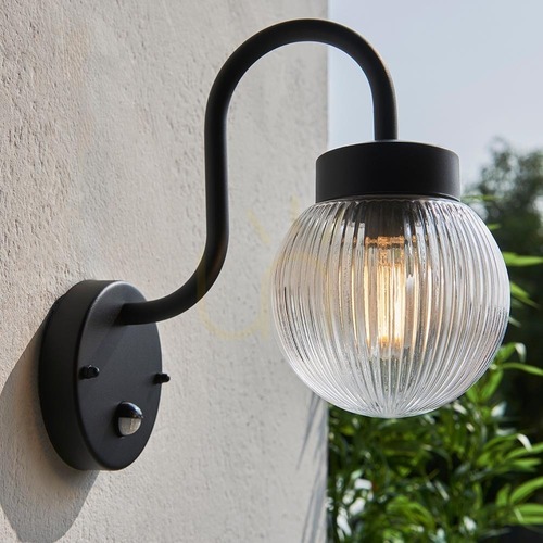 Check Wall lamp Eldon Black Endon