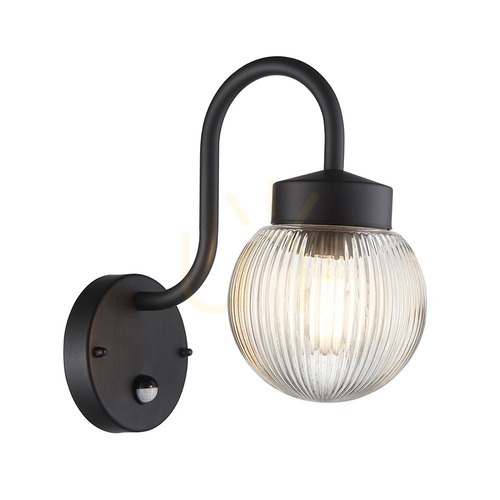 Check Wall lamp Eldon Black Endon