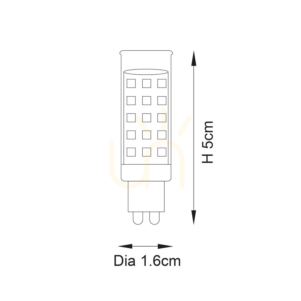 View Accessory G9 LED SMD White Endon. Accessory G9 LED SMD White Endon.