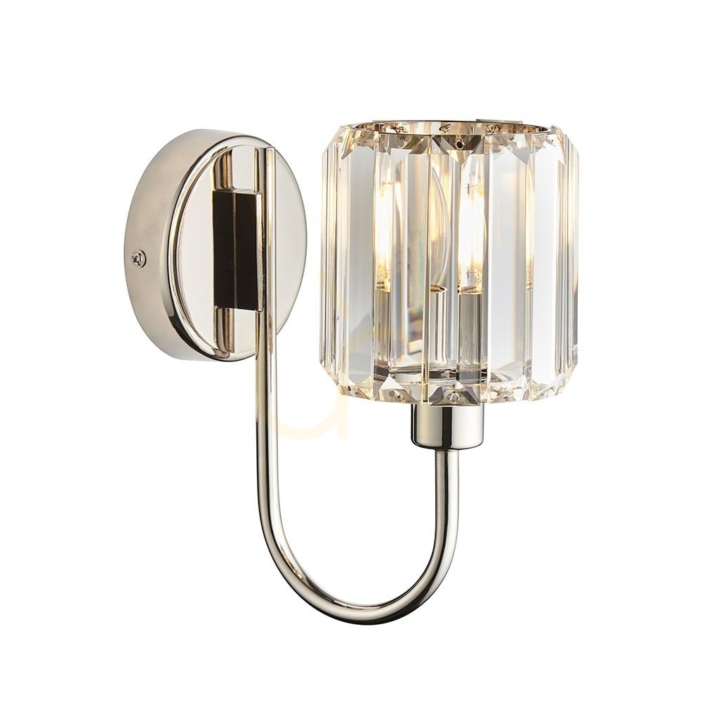 Wall lamp Berenice Silver Endon