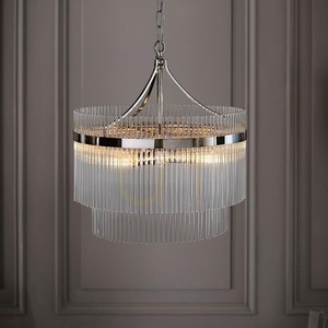 Endon Marietta 5 Light Silver Pendant Light 50cm Metal Glass 3 Endon Marietta 5 Light Silver Pendant Light 50cm Metal Glass small 3
