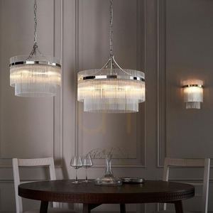 Endon Marietta 5 Light Silver Pendant Light 50cm Metal Glass 7 Endon Marietta 5 Light Silver Pendant Light 50cm Metal Glass small 7