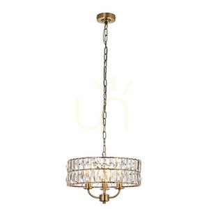 Pendant Light Endon Clifton Brass 3-Light E14 Steel Glass Ø38.5 cm 1 Pendant Light Endon Clifton Brass 3-Light E14 Steel Glass Ø38.5 cm small 1