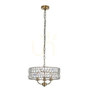 Pendant Light Endon Clifton Brass 3-Light E14 Steel Glass Ø38.5 cm 9 Pendant Light Endon Clifton Brass 3-Light E14 Steel Glass Ø38.5 cm small 9