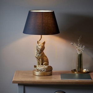 Table Lamp Endon Fox Black Resin Fabric Steel 53 cm 4 Table Lamp Endon Fox Black Resin Fabric Steel 53 cm small 4